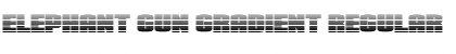Download Elephant Gun Gradient Font Download Elephant Gun Gradient Font