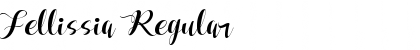 Fellissia Regular Font