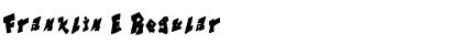 Franklin E Regular Font