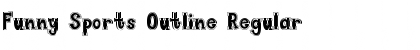 Funny Sports Outline Regular Font