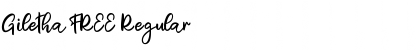 Download Giletha FREE Font Download Giletha FREE Font