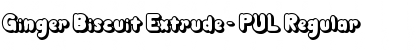 Download Ginger Biscuit Extrude - PUL Font Download Ginger Biscuit Extrude - PUL Font