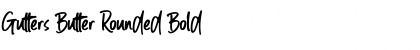 Download Gutters Butter Rounded Font