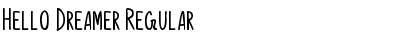 Hello Dreamer Regular Font