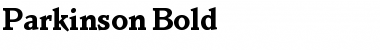 Download Parkinson Font