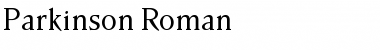 Download Parkinson Font