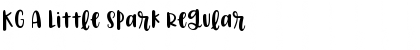 Download KG A Little Spark Font Download KG A Little Spark Font