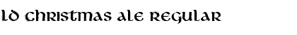 LD Christmas Ale Regular Font