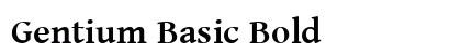 Gentium Basic Bold preview