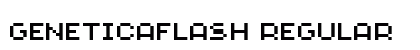 GeneticaFlash Regular preview