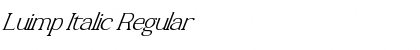 Download Luimp Italic Font
