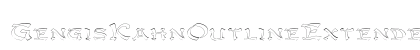 GengisKahnOutlineExtended Regular preview