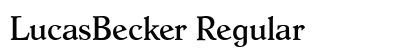 LucasBecker Regular preview