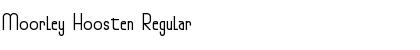 Moorley Hoosten Regular Font Moorley Hoosten Regular Font