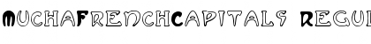 MuchaFrenchCapitals Regular Font