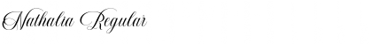 Nathalia Regular Font
