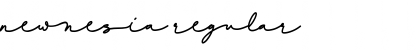 Download Newnesia Font Download Newnesia Font