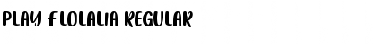 Download PLAY FLOLALIA Font Download PLAY FLOLALIA Font