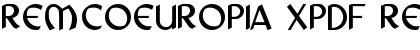 Download RemcoEuropia XPDF Font