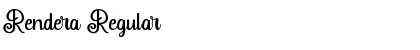 Download Rendera Font Download Rendera Font