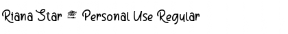 Download Riana Star - Personal Use Font Download Riana Star - Personal Use Font