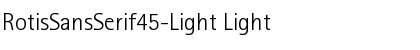 RotisSansSerif45-Light Light Font