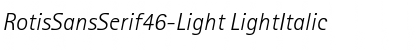 Download RotisSansSerif46-Light Font