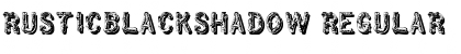 RusticBlackShadow Regular Font