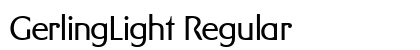 GerlingLight Regular preview