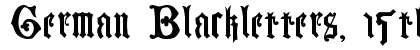 German Blackletters, 15th c. Regular preview