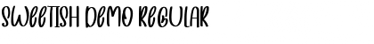 Sweetish Demo Regular Font