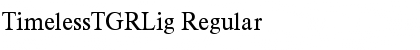 TimelessTGRLig Regular Font