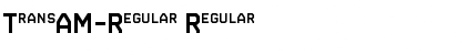 Download TransAM-Regular Font