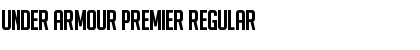 Under Armour Premier Regular Font