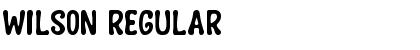 wilson Regular Font