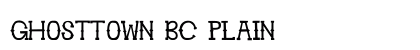 Ghosttown BC Plain preview