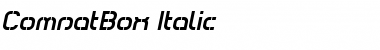 ComsatBox Italic Regular Font