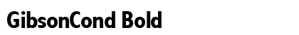 GibsonCond Bold preview