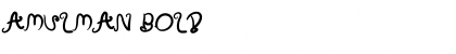 Amulman Bold Font
