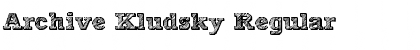 Archive Kludsky Regular Font