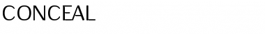 Conceal Regular Font Conceal Regular Font