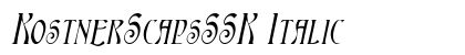 KostnerScapsSSK Italic Preview