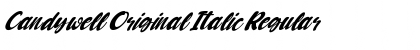 Candywell Original Italic Regular Font