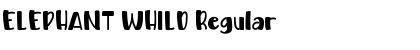 ELEPHANT WHILD Regular Font