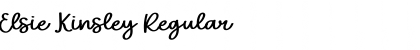 Elsie Kinsley Regular Font