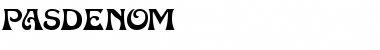 Download Pasdenom Font Download Pasdenom Font