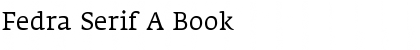 Fedra Serif A Book Font