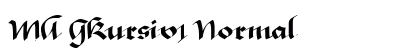MA GKursiv1 Normal preview