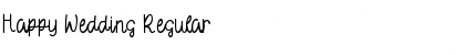 Download Happy Wedding Font