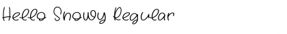 Download Hello Snowy Font Download Hello Snowy Font